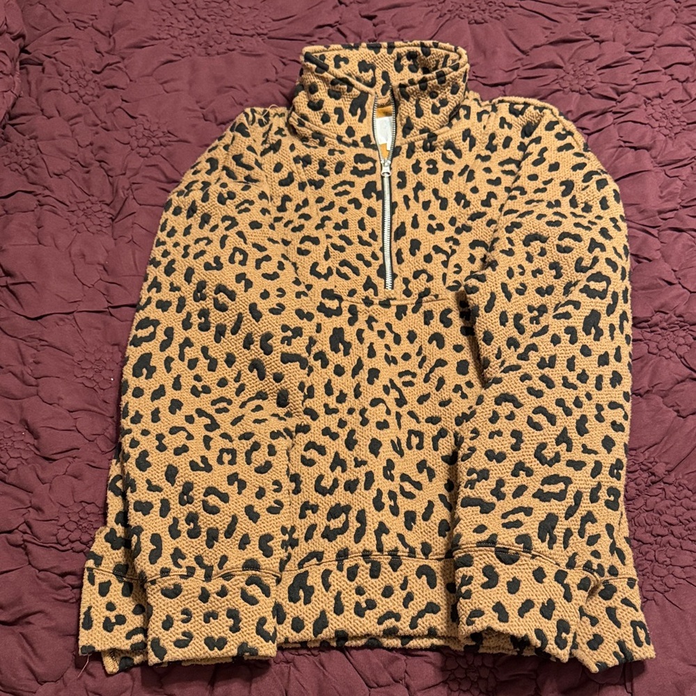 Leopard Print Women's Sweatshirt
